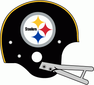 Pittsburgh Steelers 1963-1976 Helmet Logo iron on transfers for clothing